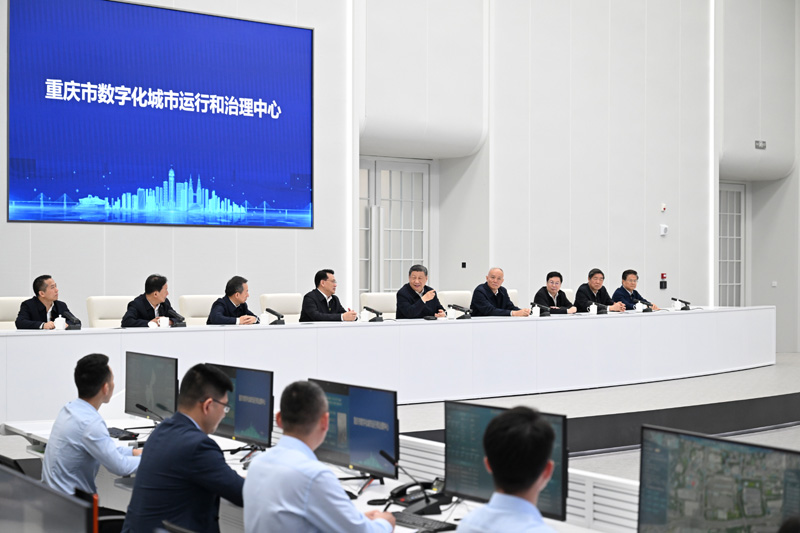 習(xí)近平在重慶考察時強(qiáng)調(diào)
進(jìn)一步全面深化改革開放
不斷譜寫中國式現(xiàn)代化重慶篇章
蔡奇陪同考察「相關(guān)圖片」